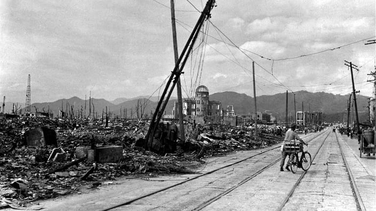 Hiroshima, 1945: Der Abwurf der US-Atombombe "Little Boy" sorgte für massive Zerstörungen.