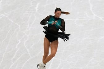 Eiskunstläuferin Nicole Schott wurde WM-Zehnte.
