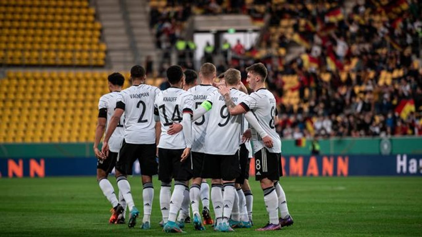 Wollen gegen Israel einen weiteren Schritt zur EM machen: Die deutsche U21-Mannschaft.