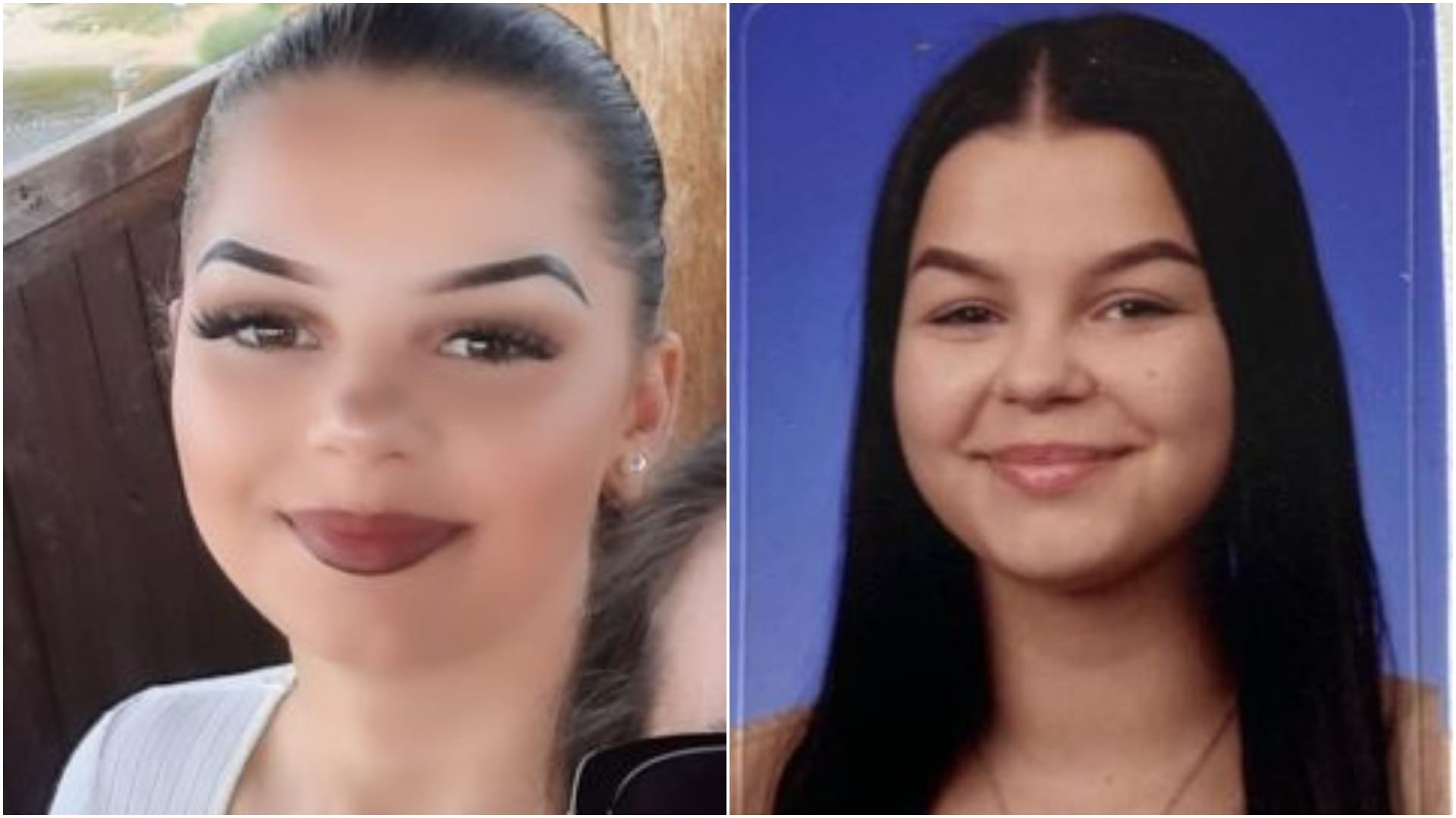 Fotos von Natalia A.: Mit diesen Bildern sucht die Polizei Rhein-Sieg-Kreis nach einer 15-Jährigen aus Lohmar.