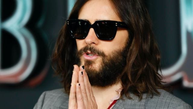 Schauspieler Jared Leto posiert beim Fotocall für den Film "Morbius".