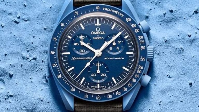 Neue Uhr von Swatch und Omega: Die "Speedmaster Moonwatch" kostet rund 250 Euro.
