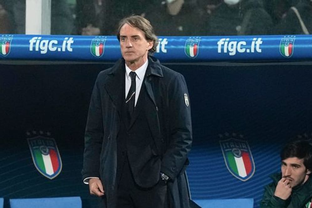 Der Trainer der Squadra Azzurra, Roberto Mancini, hat noch einen Vertrag bis 2026 mit dem italienischen Verband.