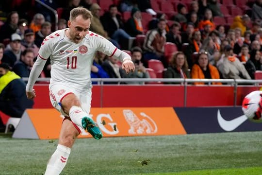 Christian Eriksen wurde im Test gegen die Niederlande zur zweiten Halbzeit eingewechselt.