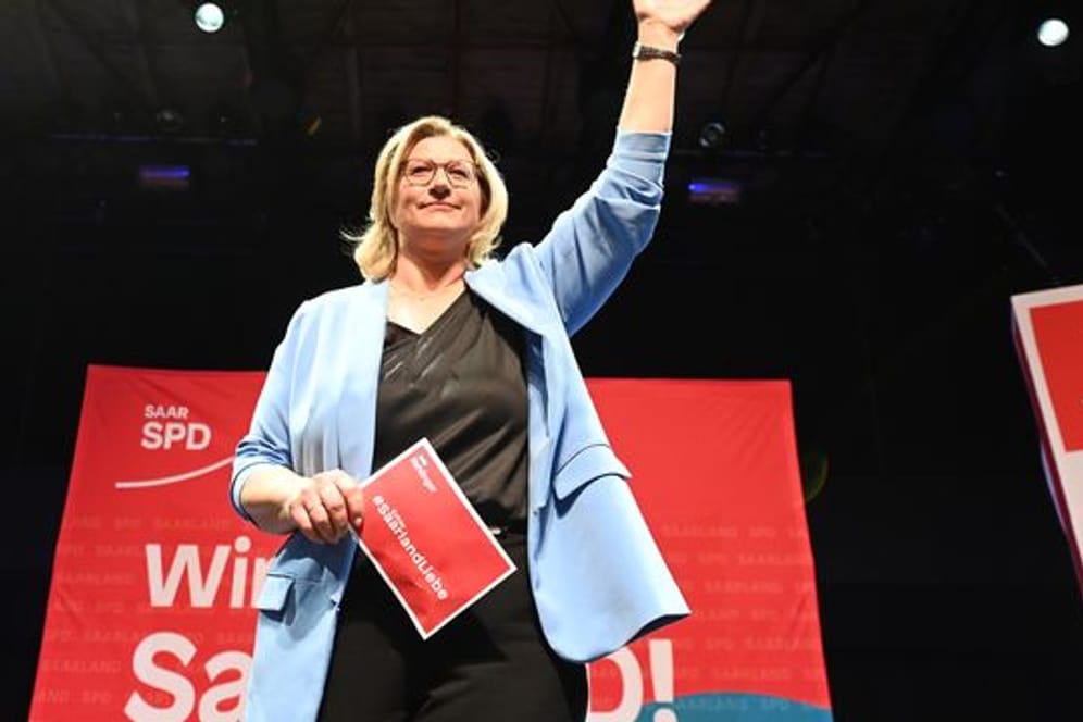 Anke Rehlinger hat die Wahl im Saarland für die SPD klar gewonnnen.