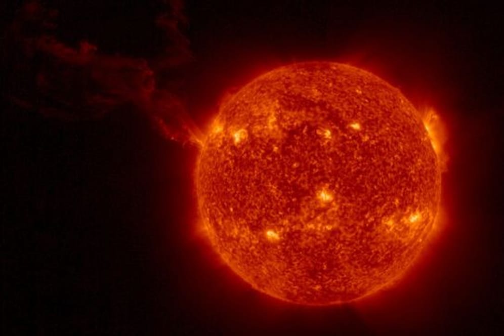 Sonneneruption, aufgenommen von der Sonde "Solar Orbiter".