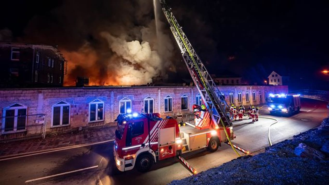 Großbrand in Altena (NRW)