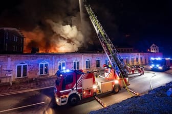 Großbrand in Altena (NRW)