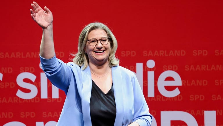 Anke Rehlinger: Sie wird wohl neue Ministerpräsidentin des Saarlands.