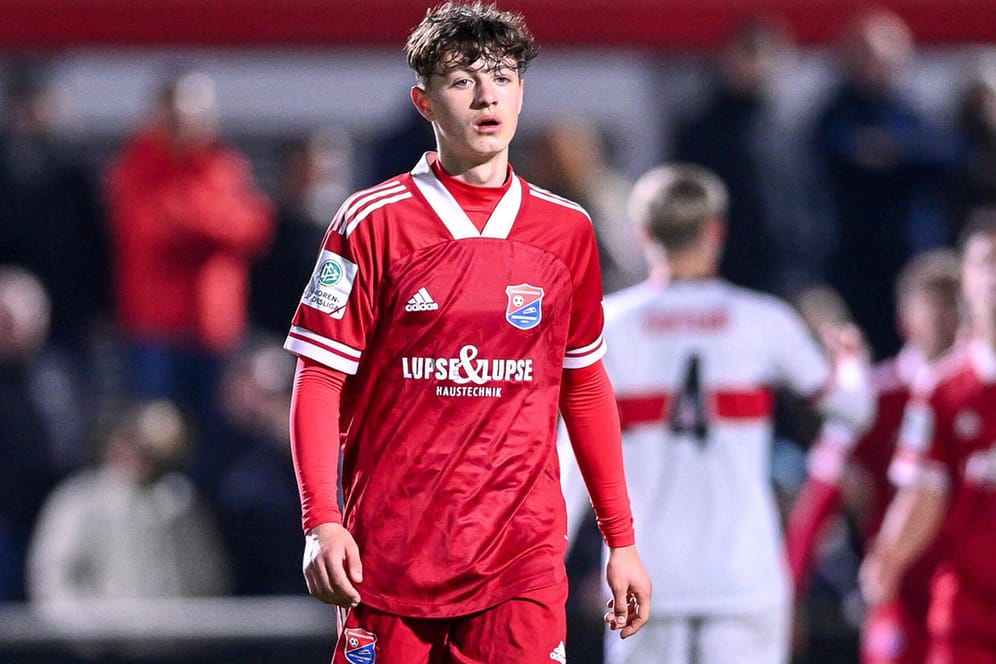 Begehrt: Sturm-Talent Maurice Krattenmacher, hier im Trikot der SpVgg Unterhaching vor wenigen Wochen.