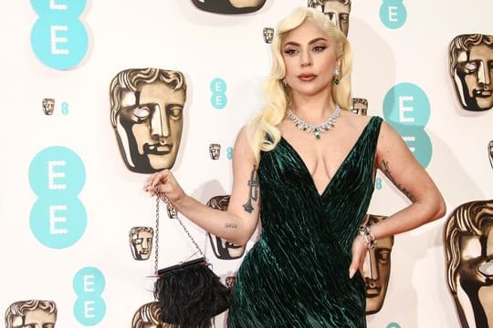 Lady Gaga, hier bei der Verleihung der britischen Filmpreise, feiert ihren 36 Geburtstag.