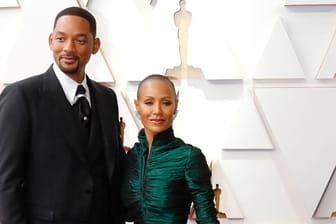 Will Smith mit Ehefrau Jada Pinkett Smith: Auf dem roten Teppich war die Oscar-Welt noch in Ordnung.