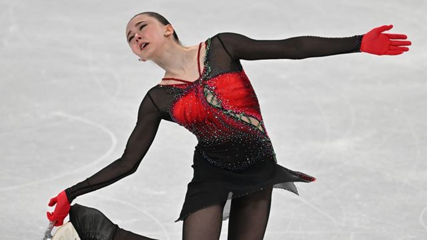 Wurde bei ihrem ersten Auftritt nach Olympia Zweite: Kamila Walijewa.