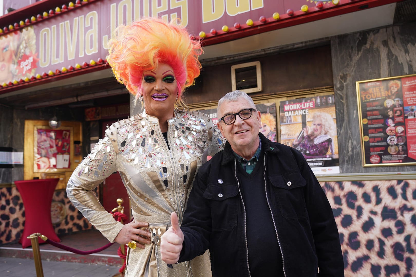 Pfarrer Karl Schultz und Drag-Queen und Unternehmerin Olivia Jones: Der Geistliche ringt selbst häufig mit der Kirche.