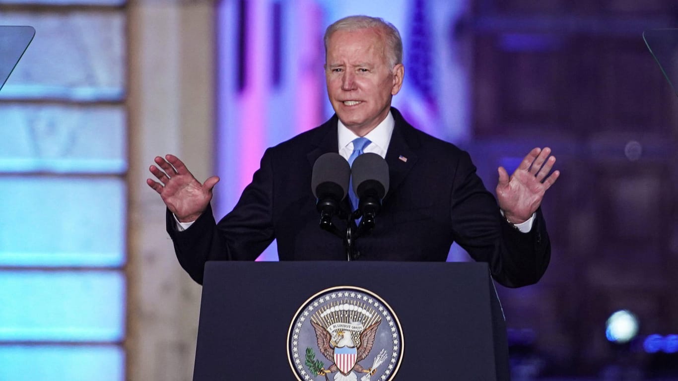 Joe Biden, US-Präsident: Er hatte Putin als "Diktator" bezeichnet.