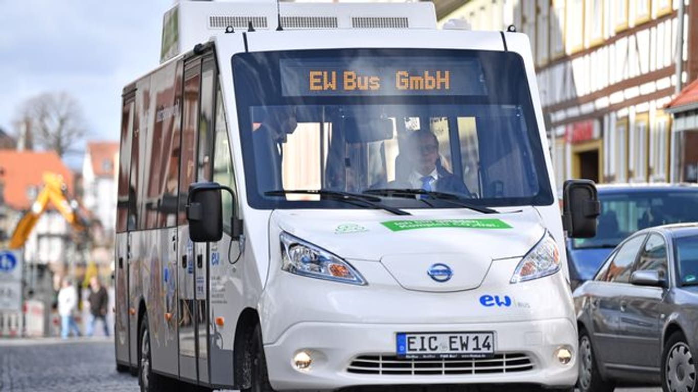 Neue E-Busse im Landkreis Eichsfeld