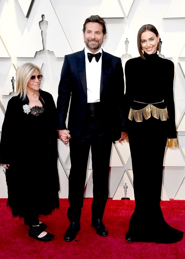 Bradley Cooper mit seiner Mama Gloria und seiner damaligen Freundin Irina Shayk.