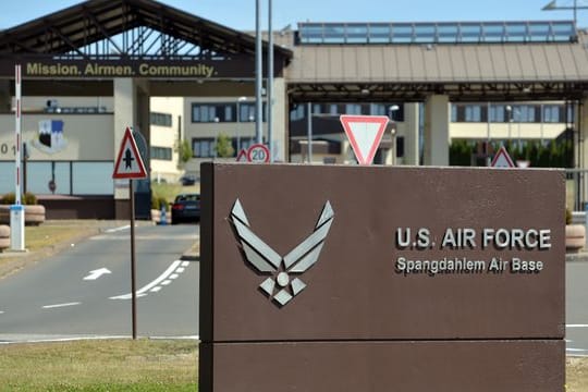 Der US-Stützpunkt in Spangdahlem in Rheinland-Pfalz.