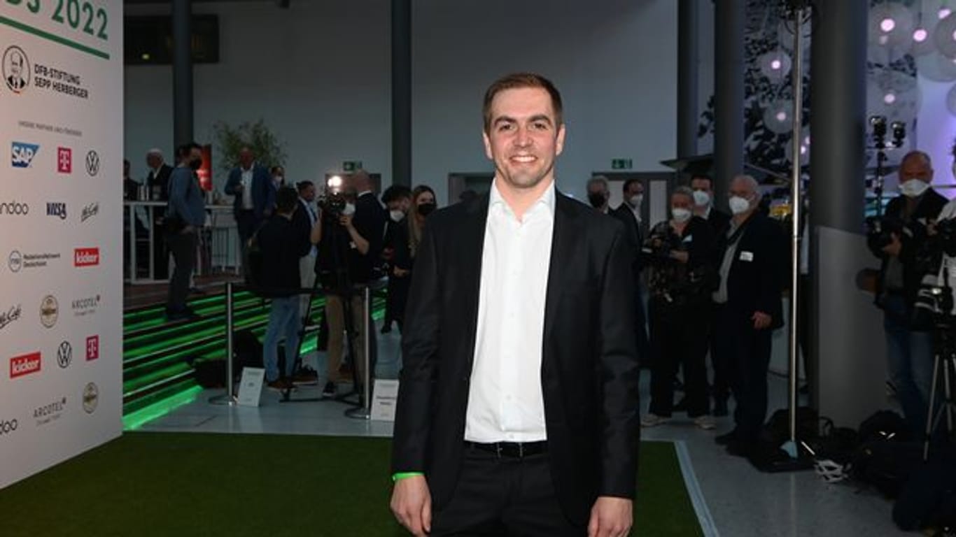 Der ehemalige Fussball-Nationalspieler Philipp Lahm bei der Verleihung der Sepp-Herberger-Awards 2022.