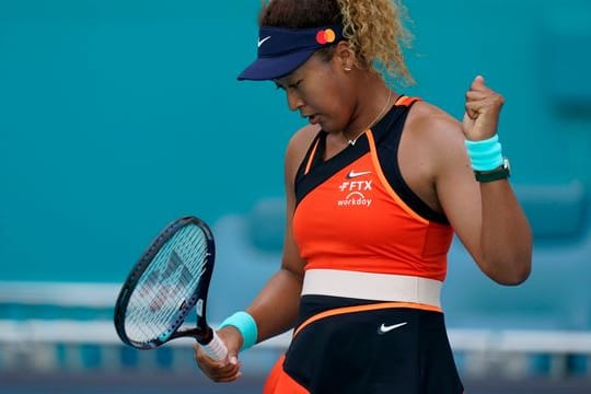 Im Viertelfinale von Miami trifft die Japanerin Naomi Osaka auf die US-Amerikanerin Danielle Collins.