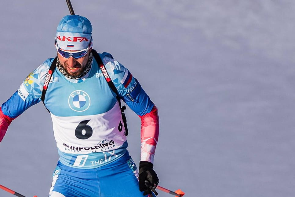 Alexandr Loginov: Er ist russischer Biathlet, sein Land wurde von der IBU suspendiert.