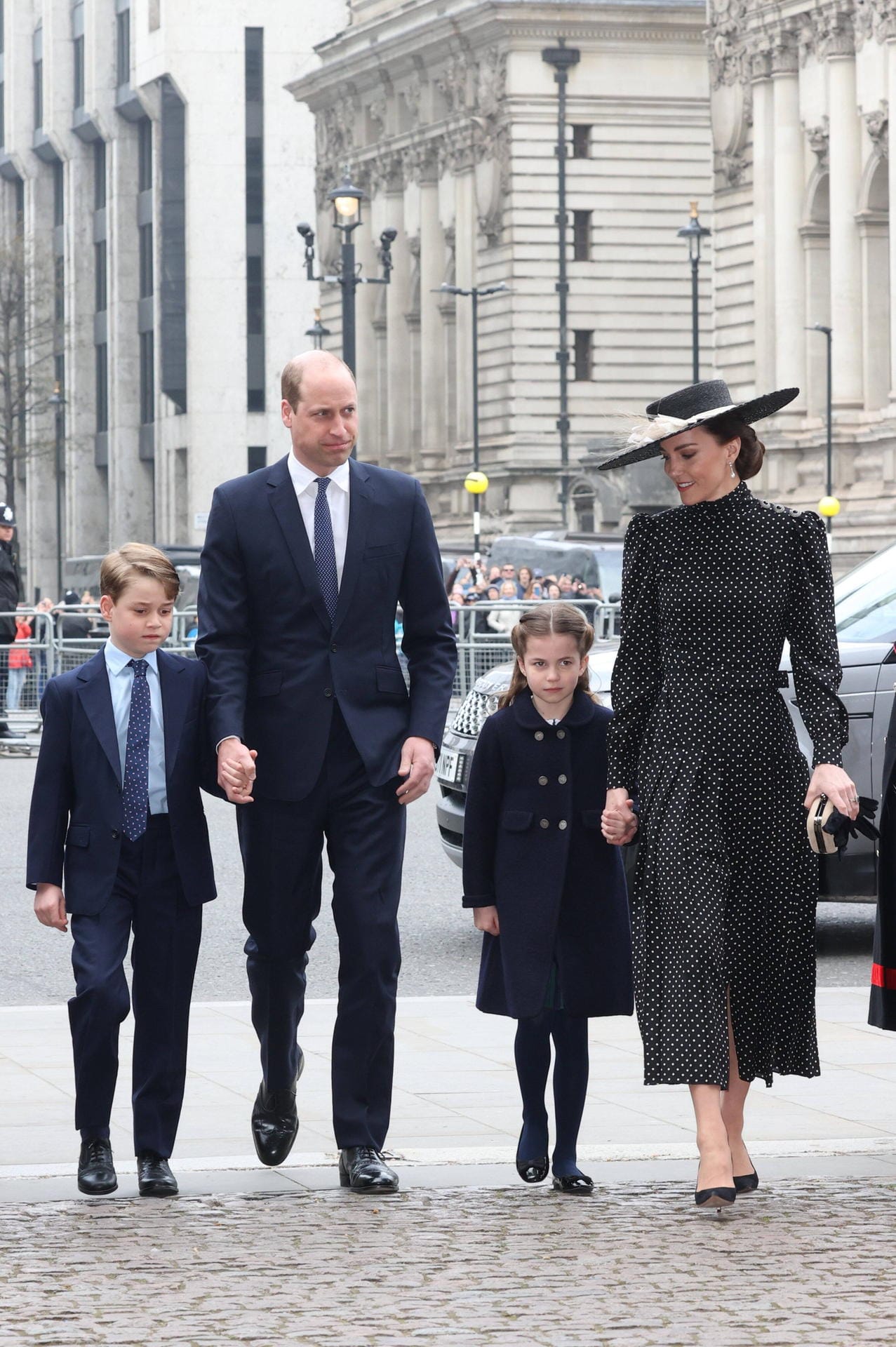 Prinz William und Herzogin Kate mit Prinz George und Prinzessin Charlotte