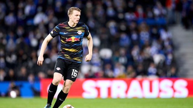 RB Leipzigs Lukas Klostermann in Aktion
