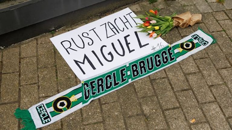 Cercle Brugge trauert im Torwart Miguel Van Damme: "Rust zacht Miguel".