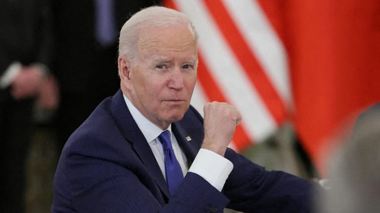 Joe Biden bei seinem Besuch in Polen: Mit unbedachten Aussagen sorgt der US-Präsident für Unruhe.