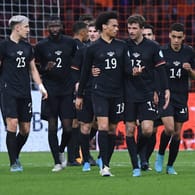 Unter Flick weiter ungeschlagen: Die DFB-Elf im Spiel gegen die Niederlande.