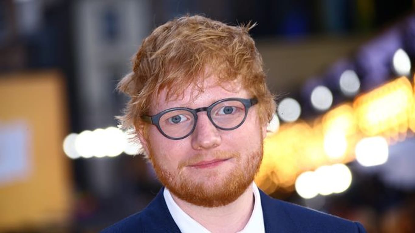Ed Sheeran bei der Premiere des Films "Yesterday" in London.