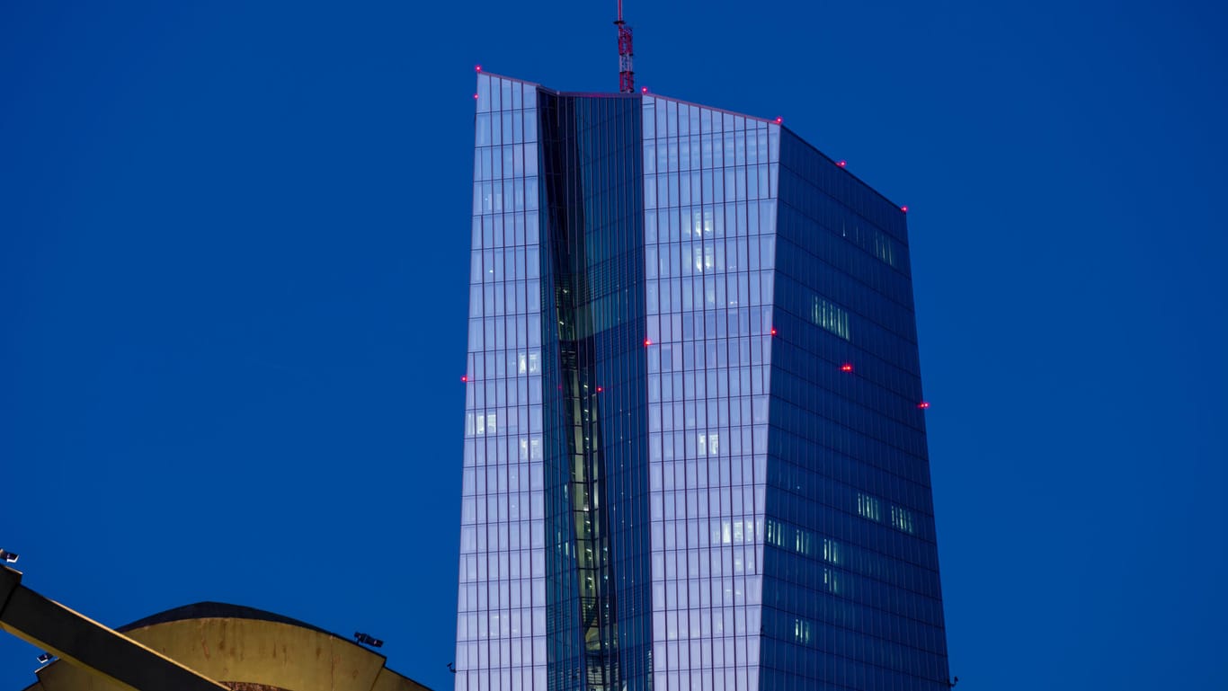 Die Europäische Zentralbank in Frankfurt am Main (Archivbild): Hier gingen drei der fünf Quecksilber-Briefe ein.