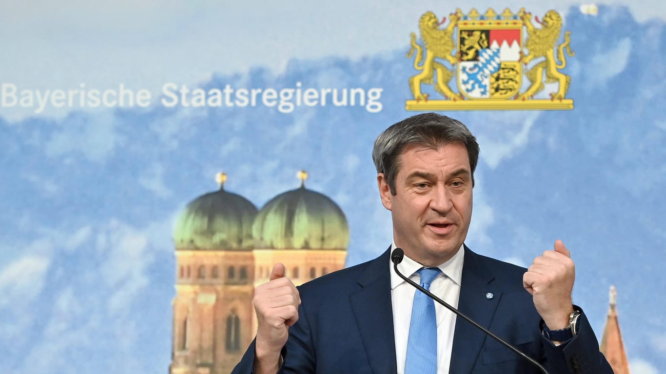 Der bayrische Ministerpräsident und CSU-Vorsitzende Markus Söder (Archivbild): Die Opposition wirft ihm politische Selbstdarstellung durch die Briefe vor.