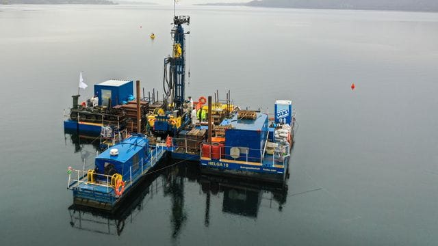 Probebohrungen auf dem Bodensee Probebohrungen auf dem Bodensee