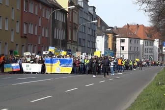 Ukraine-Krieg - Demo in Osnabrück