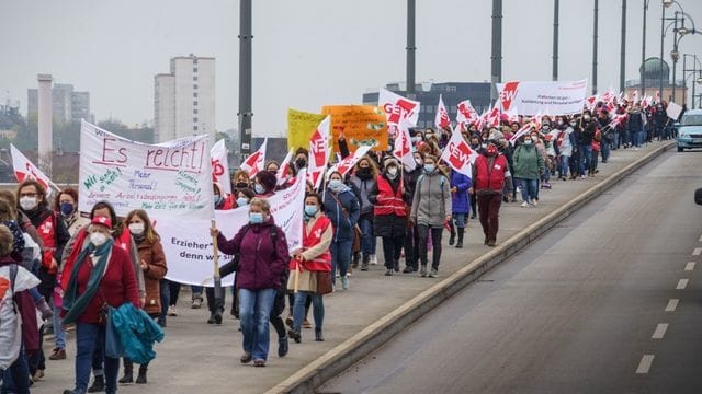 Warnstreik im Sozial- und Erziehungsdienst