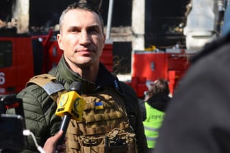 Wladimir Klitschko am 15. März in Kiew: Die Klitschkos setzen sich stark für ihre Heimat ein.