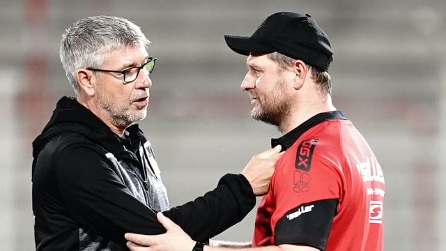 Urs Fischer und Steffen Baumgart