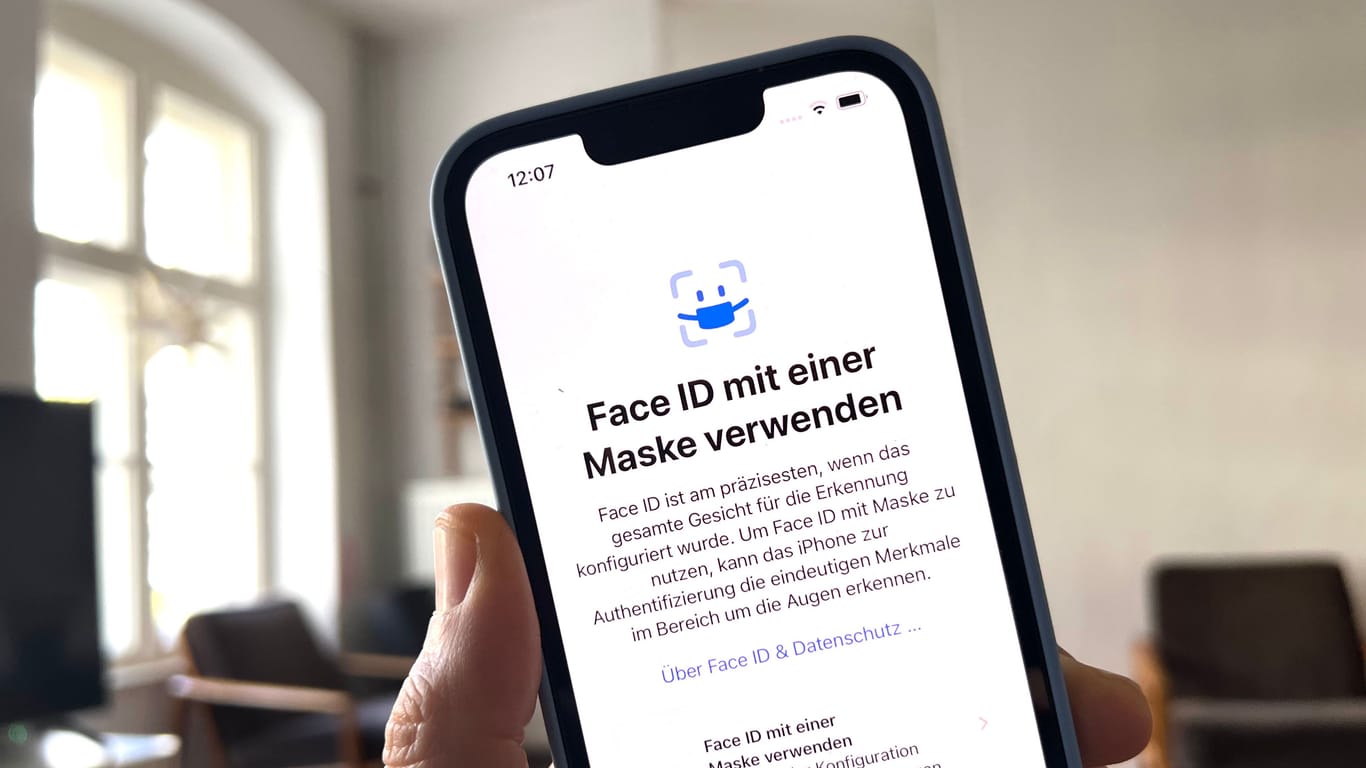 Face ID mit Maske einrichten: So klappt es auf Ihrem iPhone