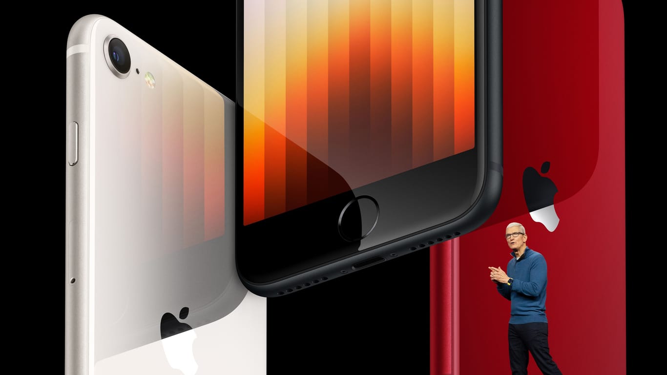 iPhone SE und Tim Cook: Apple überraschte bei seinem Event mit neuen Geräten.