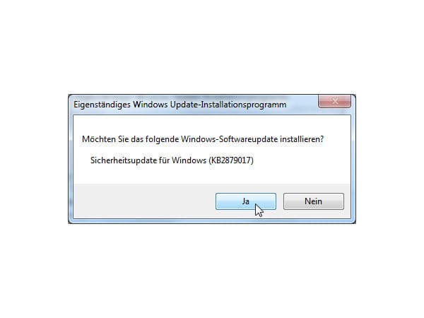 Bestätigen Sie die Installation mit einem Klick auf Ja (unter Windows XP auf Ausführen) und folgen Sie den Anweisungen des Installations-Assistenten.