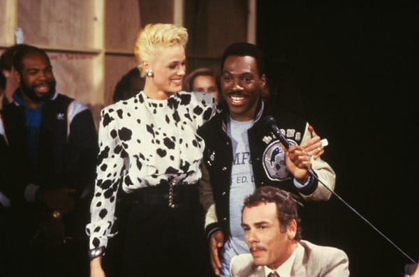In "Beverly Hills Cop 2" aus dem Jahr 1987 stand Nielsen zusammen mit Eddie Murphy vor der Kamera.