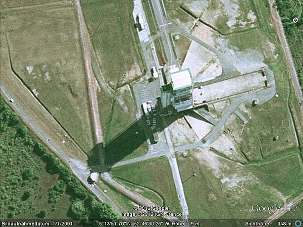 Europäische Weltraumzentrum bei Kourou in Französisch-Guayana