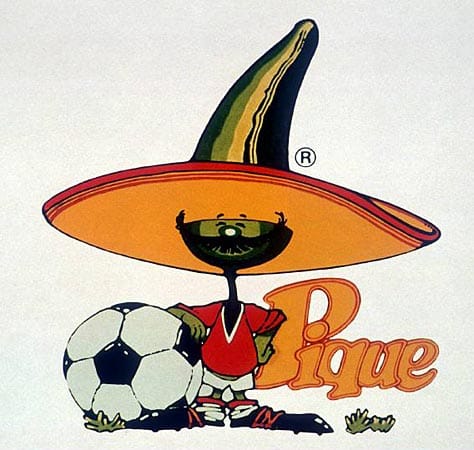 Senior Pique, die feurige Chilischote, sollte den Mexikanern 1986 Glück bringen. Doch der kleine Ballkicker mit dem großen Sombrero konnte dem Gastgeber seinen großen Wunsch eines Weltmeistertitels nicht erfüllen.