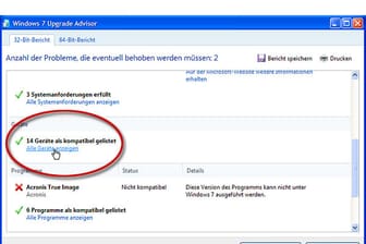 Windows 7 Upgrade Advisor und Windows 8-Upgrade-Assistent