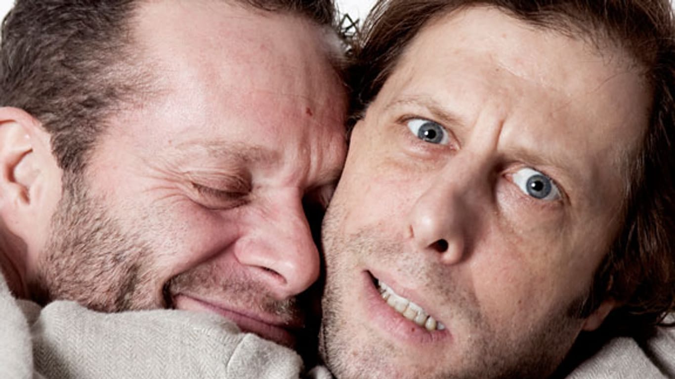 Oliver Korittke (rechts) trauert um seinen Freund und DJ-Partner Sven Ruttkowski.