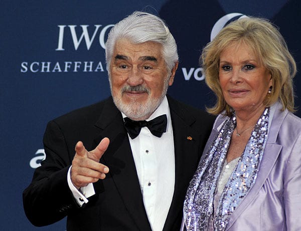 Mario Adorf und seine Frau Monique waren auch beim wichtigsten Sport Award geladen.