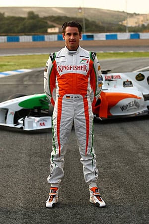 Platz 9: Adrian Sutil zählt zu den absoluten Gewinnern der neuen Saison. Im Force India fährt der Deutsche regelmäßig in die Punkteränge.