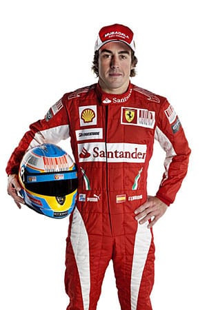 Platz 3: Für Fernando Alonso geht es 2010 im Ferrari endlich wieder aufwärts. Sowohl der ehrgeizige Doppel-Weltmeister als auch die Scuderia sind heiß und werden wieder in den Titelkampf eingreifen.