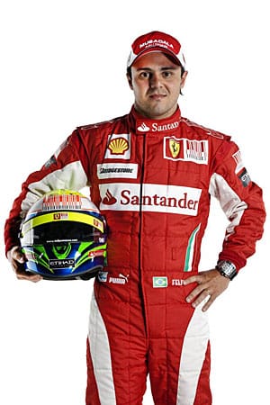 Platz 5: Der Brasilianer wird auch 2010 wieder am Titel vorbeischrammen. Felipe Massa sieht im Team-internen Duell mit Fernando Alonso nur selten Land.